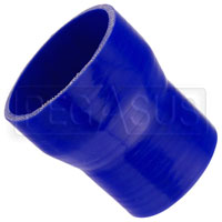 Click for a larger picture of Blue Silicone Hose, 4.00 x 3 1/4 inch ID Straight Reducer