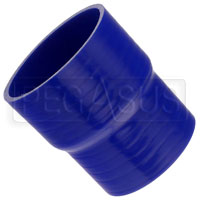 Click for a larger picture of Blue Silicone Hose, 4.00 x 3 1/2 inch ID Straight Reducer