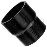 Click for a larger picture of Black Silicone Hose, 4 1/2 x 4.00 inch ID Straight Reducer