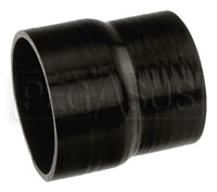 Click for a larger picture of Black Silicone Hose, 4 1/2 x 4.00 inch ID Straight Reducer