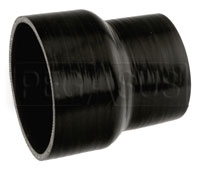 Click for a larger picture of Black Silicone Hose, 4 1/2 x 3 1/2 inch ID Straight Reducer