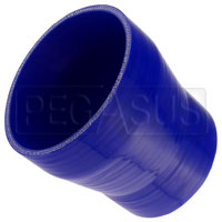 Click for a larger picture of Blue Silicone Hose, 5 x 4 inch ID Straight Reducer