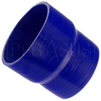 Click for a larger picture of Blue Silicone Hose, 5 x 4 1/2 inch ID Straight Reducer