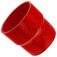 Click for a larger picture of Red Silicone Hose, 5 x 4 1/2 inch ID Straight Reducer