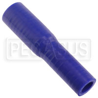 Click for a larger picture of Blue Silicone Hose, 7/8 x 5/8 inch ID Straight Reducer