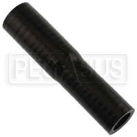 Click for a larger picture of Black Silicone Hose, 7/8 x 3/4 inch ID Straight Reducer