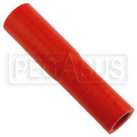 Click for a larger picture of Red Silicone Hose, 7/8 x 3/4 inch ID Straight Reducer