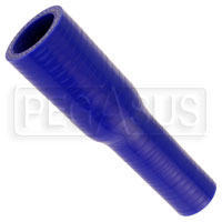 Large photo of Blue Silicone Hose, 1 x 5/8 inch ID Straight Reducer, Pegasus Part No. SR25.16-BLUE
