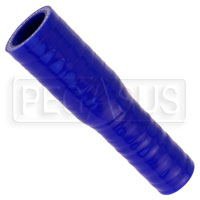 Large photo of Blue Silicone Hose, 1 x 3/4 inch ID Straight Reducer, Pegasus Part No. SR25.19-BLUE