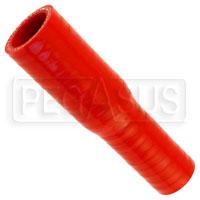 Click for a larger picture of Red Silicone Hose, 1 x 3/4 inch ID Straight Reducer