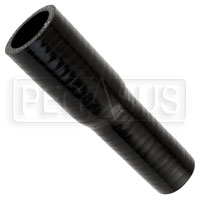 Click for a larger picture of Black Silicone Hose, 1 1/8 x 7/8 inch ID Straight Reducer