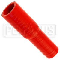 Click for a larger picture of Red Silicone Hose, 1 1/8 x 7/8 inch ID Straight Reducer