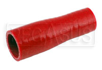 Click for a larger picture of Red Silicone Hose, 1 1/8 x 7/8 inch ID Straight Reducer
