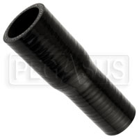 Click for a larger picture of Black Silicone Hose, 1 1/4 x 1 inch ID Straight Reducer