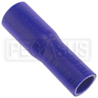 Large photo of Blue Silicone Hose, 1 1/4 x 1 inch ID Straight Reducer, Pegasus Part No. SR32.25-BLUE