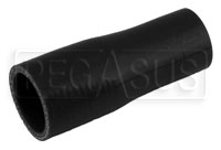 Click for a larger picture of Black Silicone Hose, 1 1/4 x 1 inch ID Straight Reducer
