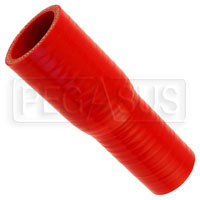 Click for a larger picture of Red Silicone Hose, 1 3/8 x 1 1/8 inch ID Straight Reducer