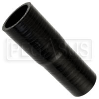 Click for a larger picture of Black Silicone Hose, 1 3/8 x 1 1/4 inch ID Straight Reducer