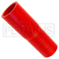 Click for a larger picture of Red Silicone Hose, 1 3/8 x 1 1/4 inch ID Straight Reducer