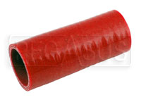 Click for a larger picture of Red Silicone Hose, 1 3/8 x 1 1/4 inch ID Straight Reducer