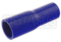 Click for a larger picture of Blue Silicone Hose, 1 1/2 x 1 1/4 inch ID Straight Reducer