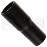 Click for a larger picture of Black Silicone Hose, 1 5/8 x 1 3/8 inch ID Straight Reducer