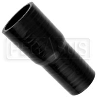 Click for a larger picture of Black Silicone Hose, 1 3/4 x 1 1/2 inch ID Straight Reducer