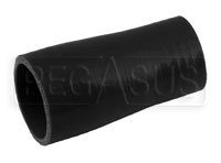 Click for a larger picture of Black Silicone Hose, 1 3/4 x 1 1/2 inch ID Straight Reducer