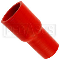 Click for a larger picture of Red Silicone Hose, 2 x 1 1/2 inch ID Straight Reducer