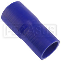 Large photo of Blue Silicone Hose, 2 x 1 3/4 inch ID Straight Reducer, Pegasus Part No. SR51.45-BLUE