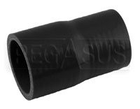 Click for a larger picture of Black Silicone Hose, 2 x 1 3/4 inch ID Straight Reducer