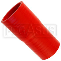 Click for a larger picture of Red Silicone Hose, 2 1/8 x 2 inch ID Straight Reducer