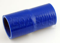Click for a larger picture of Blue Silicone Hose, 2 1/8 x 2 inch ID Straight Reducer