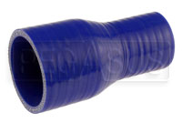 Click for a larger picture of Blue Silicone Hose, 2 1/4 x 1 1/2 inch ID Straight Reducer