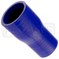 Click for a larger picture of Blue Silicone Hose, 2 1/4 x 1 3/4 inch ID Straight Reducer