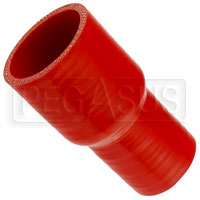 Click for a larger picture of Red Silicone Hose, 2 1/4 x 1 3/4 inch ID Straight Reducer