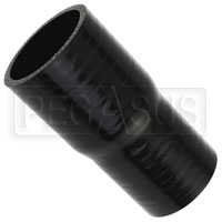 Click for a larger picture of Black Silicone Hose, 2 1/4 x 2 inch ID Straight Reducer