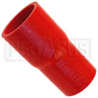 Click for a larger picture of Red Silicone Hose, 2 1/4 x 2 inch ID Straight Reducer