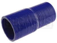 Click for a larger picture of Blue Silicone Hose, 2 1/4 x 2 inch ID Straight Reducer