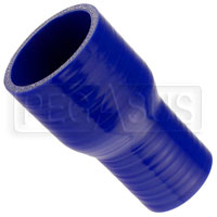 Click for a larger picture of Blue Silicone Hose, 2 1/2 x 1 3/4 inch ID Straight Reducer
