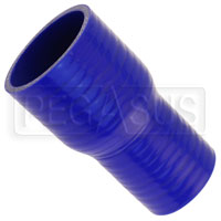 Large photo of Blue Silicone Hose, 2 1/2 x 2  inch ID Straight Reducer, Pegasus Part No. SR63.51-BLUE