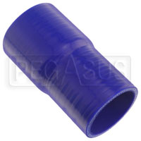 Click for a larger picture of Blue Silicone Hose, 2 1/2 x 2 1/4 inch ID Straight Reducer