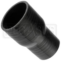 Click for a larger picture of Black Silicone Hose, 2 3/4 x 2 1/4 inch ID Straight Reducer