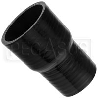 Click for a larger picture of Black Silicone Hose, 2 3/4 x 2 3/8 inch ID Straight Reducer