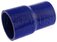 Click for a larger picture of Blue Silicone Hose, 2 3/4 x 2 3/8 inch ID Straight Reducer