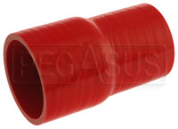 Click for a larger picture of Red Silicone Hose, 2 3/4 x 2 3/8 inch ID Straight Reducer