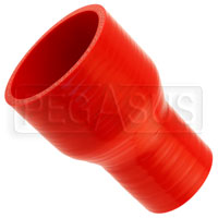 Click for a larger picture of Red Silicone Hose, 3 x 2 inch ID Straight Reducer