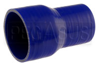 Click for a larger picture of Blue Silicone Hose, 3 x 2 1/4 inch ID Straight Reducer