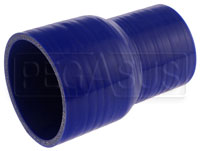 Click for a larger picture of Blue Silicone Hose, 3 x 2 3/8 inch ID Straight Reducer