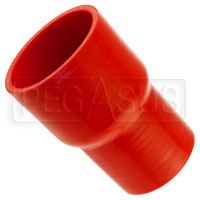 Click for a larger picture of Red Silicone Hose, 3 x 2 1/2 inch ID Straight Reducer